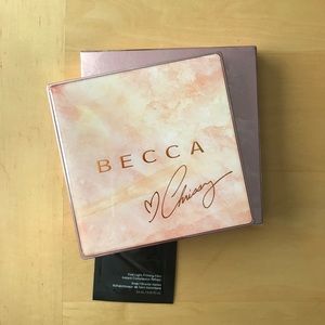 Becca X Chrissy Teigen Glow Face Palette Used